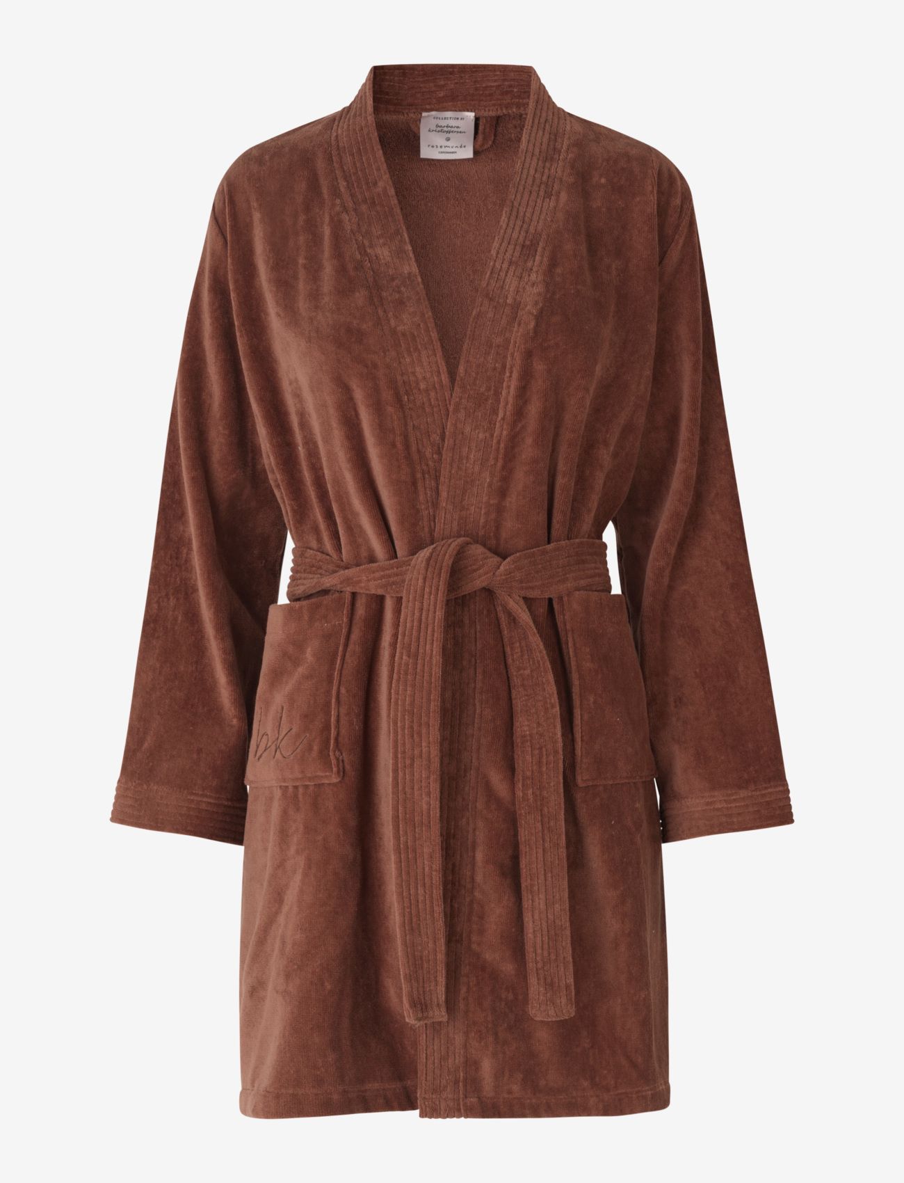 Rosemunde - Organic robe - birthday gifts - chocolate brown - 0