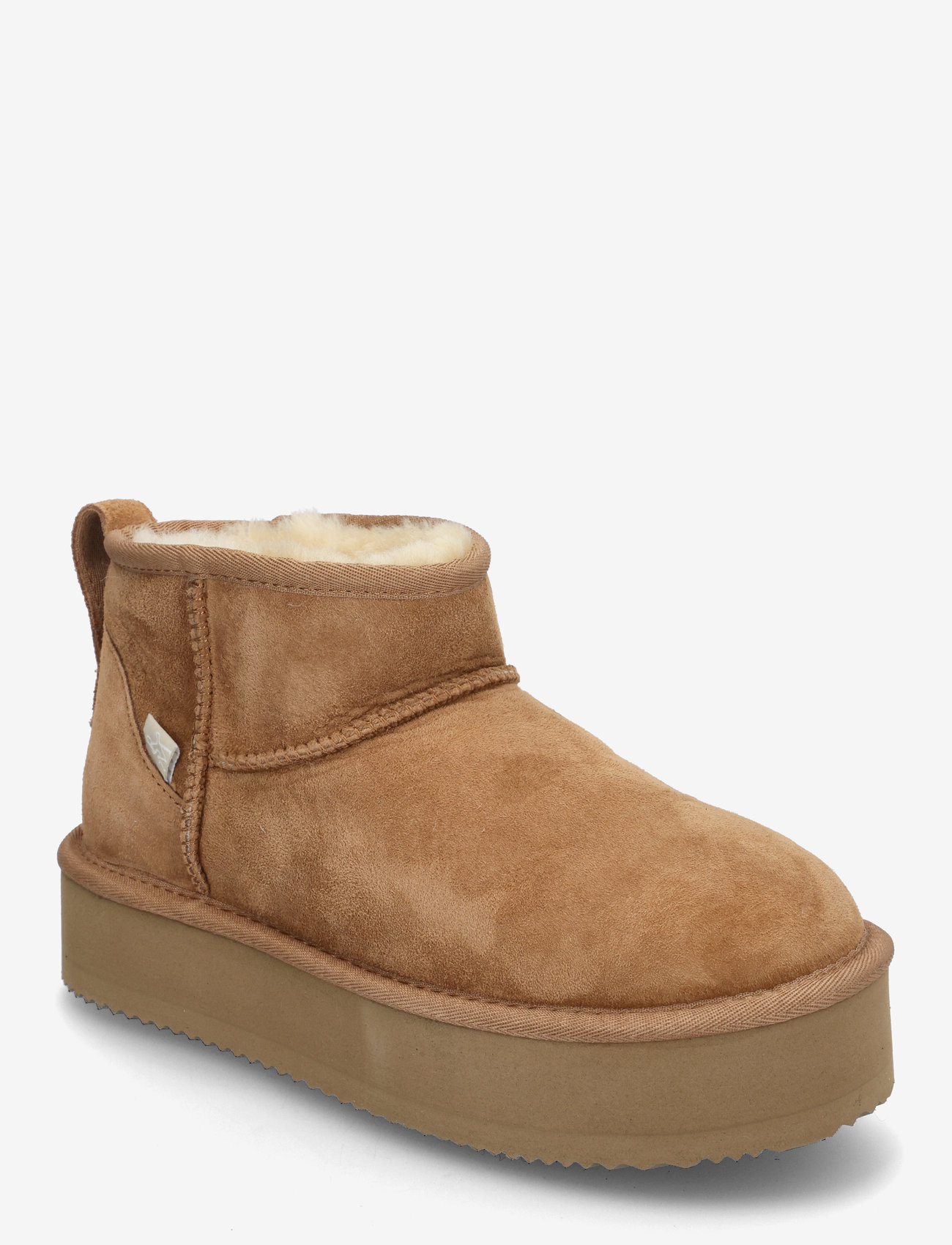 Rosemunde - RHBrisbane Shearling Plateau Boots - teddy boots - almond - 1