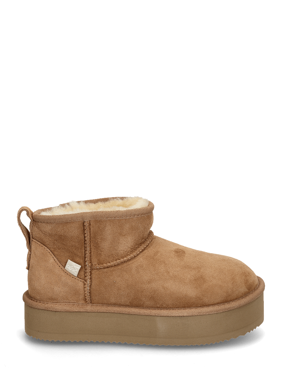 Rosemunde - RHBrisbane Shearling Plateau Boots - bottines doublés teddy - almond - 2