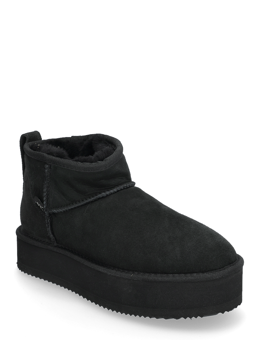 Rosemunde - RHBrisbane Shearling Plateau Boots - teddy-stiefel - black - 1