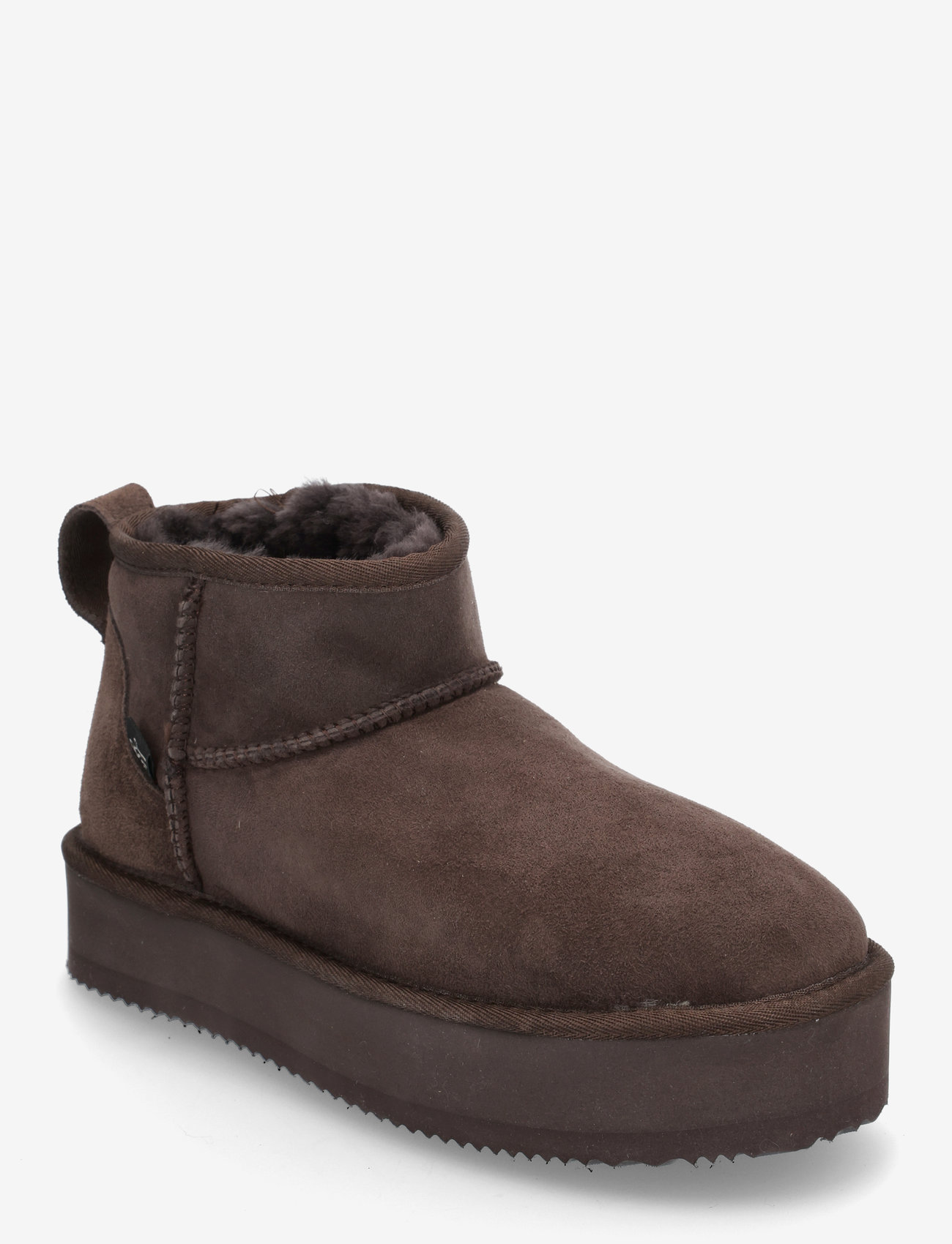 Rosemunde - RHBrisbane Shearling Plateau Boots - bamsestøvler - coffee brown - 0