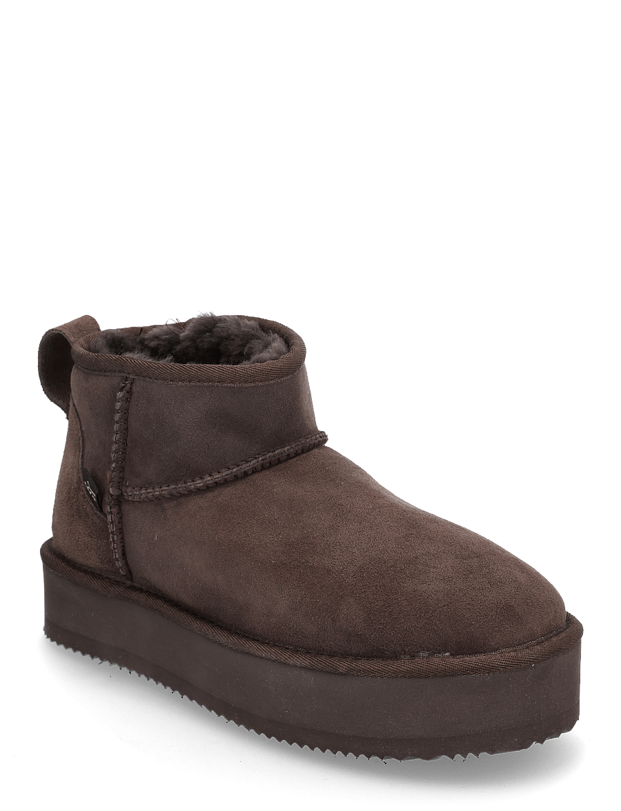 Rosemunde - RHBrisbane Shearling Plateau Boots - teddy-stiefel - coffee brown - 0