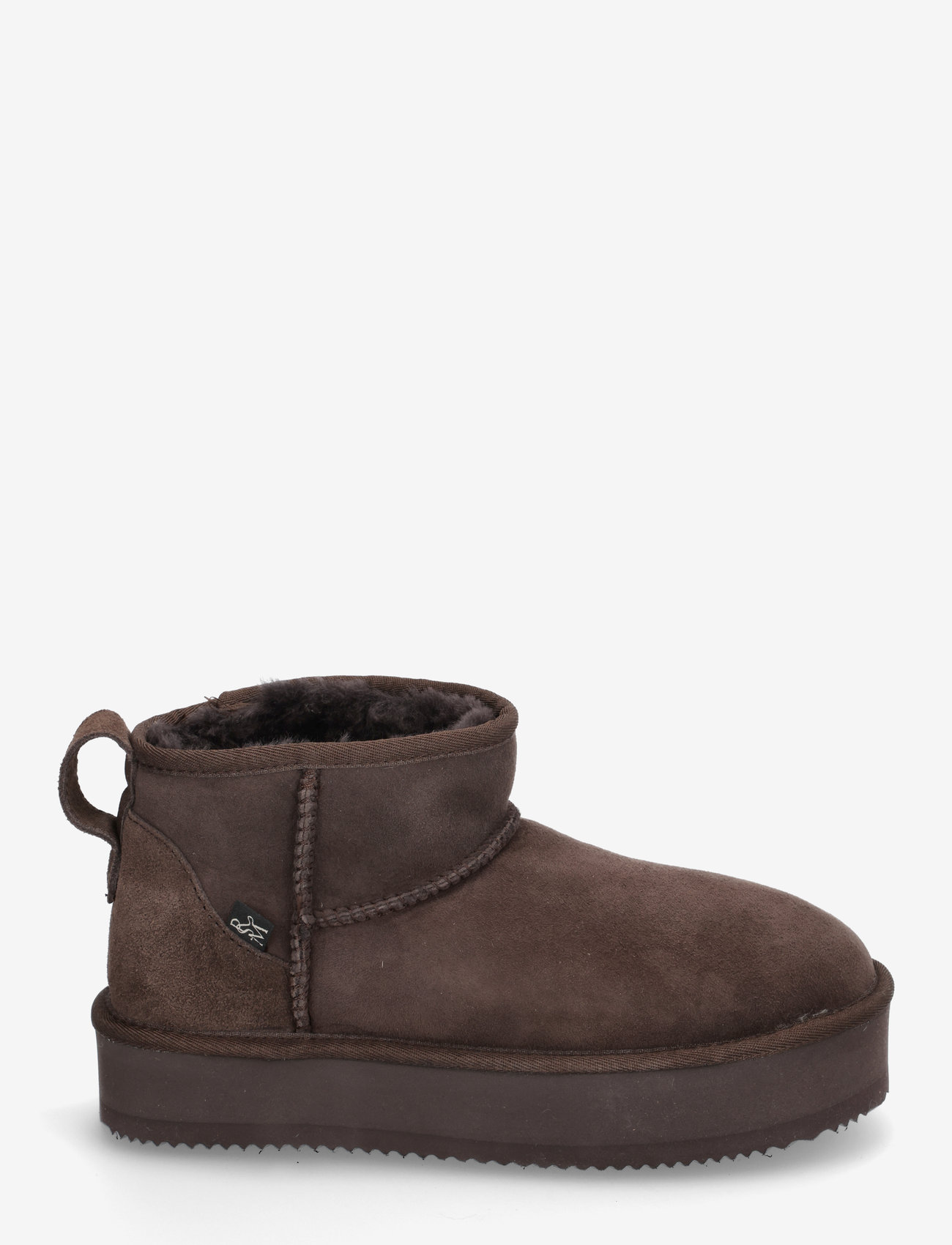 Rosemunde - RHBrisbane Shearling Plateau Boots - bamsestøvler - coffee brown - 1