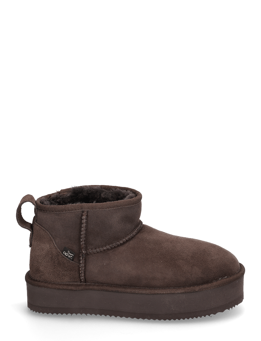 Rosemunde - RHBrisbane Shearling Plateau Boots - teddy-stiefel - coffee brown - 1