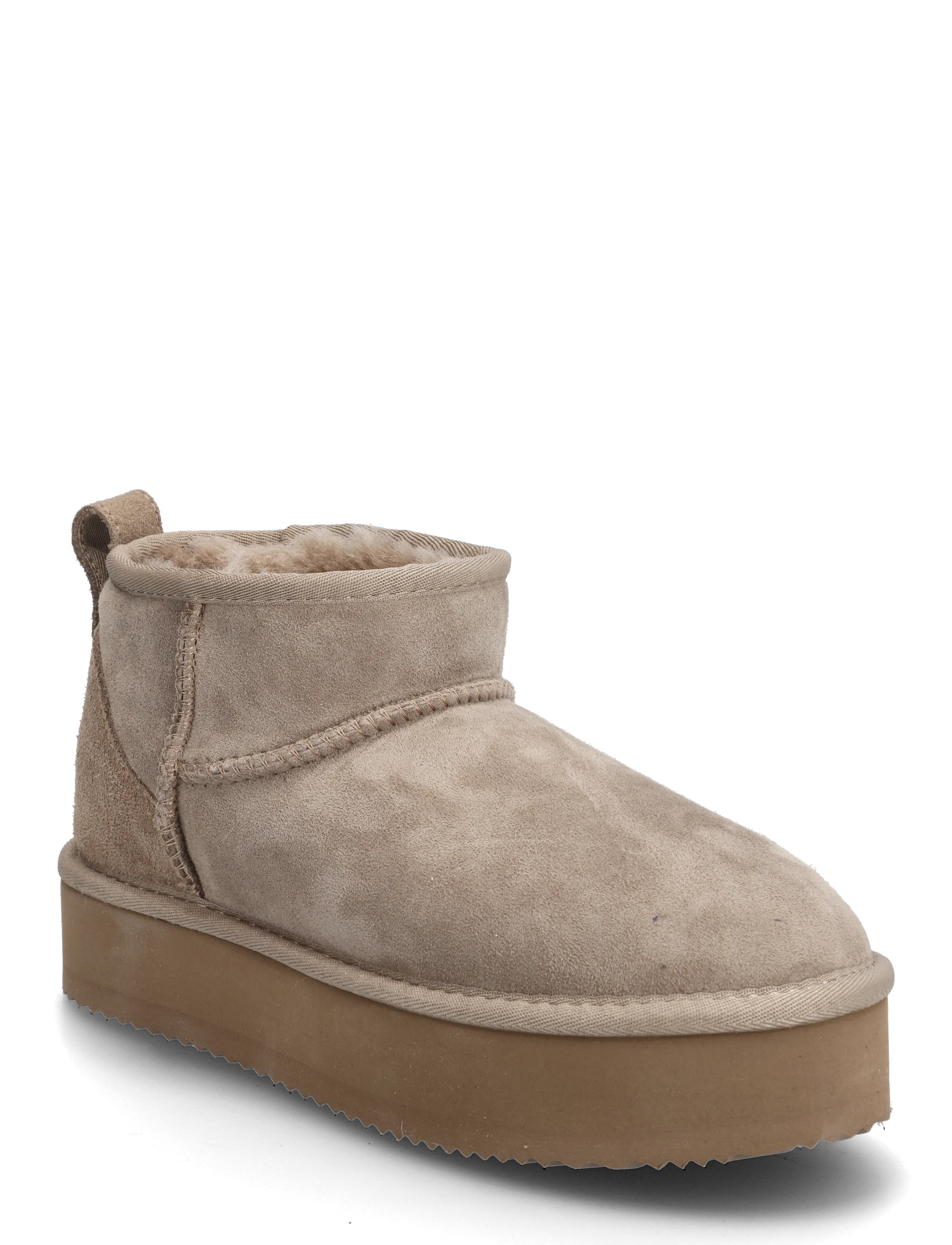 ROSEMUNDE Rhbrisbane Shearling Plateau Stiefel Beige - 37 - Damen