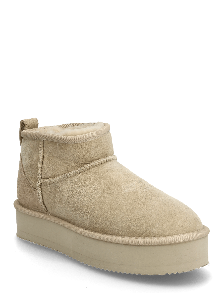 Rosemunde - RHBrisbane Shearling Plateau Boots - teddy boots - taupe - 0