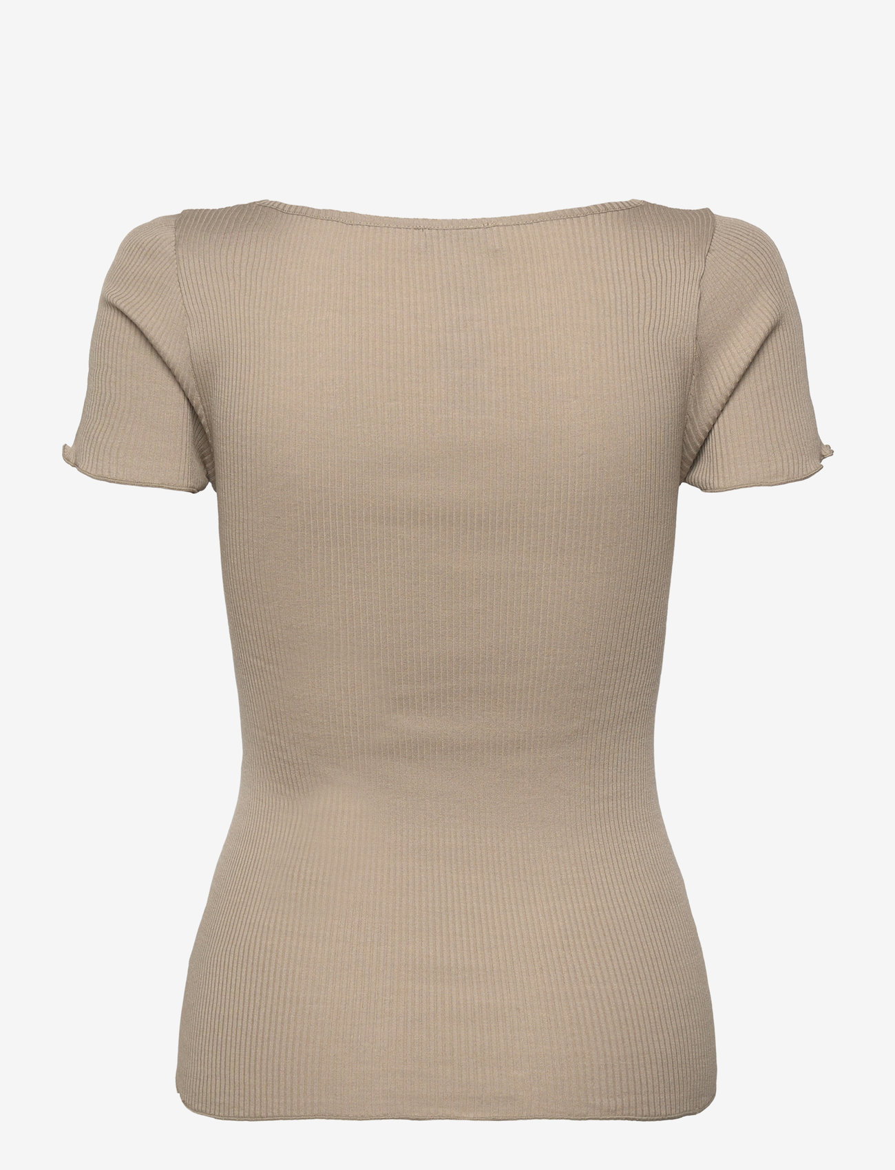 Rosemunde - RWBenita SS Regular V-neck T-shirt - t-shirts - laurel oak - 2