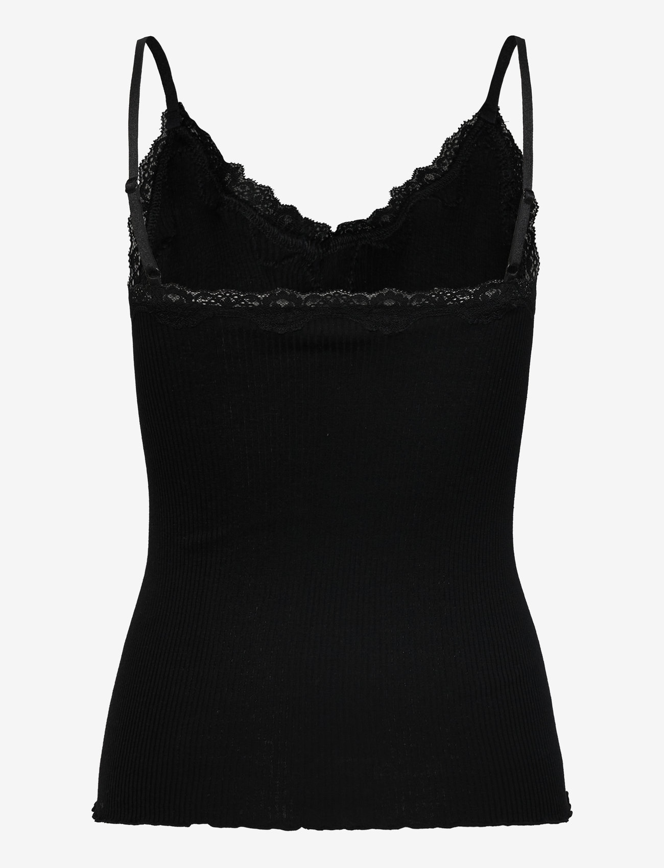 Rosemunde - RWBeatha SL Regular Singlet Top - tanktops - black - 1