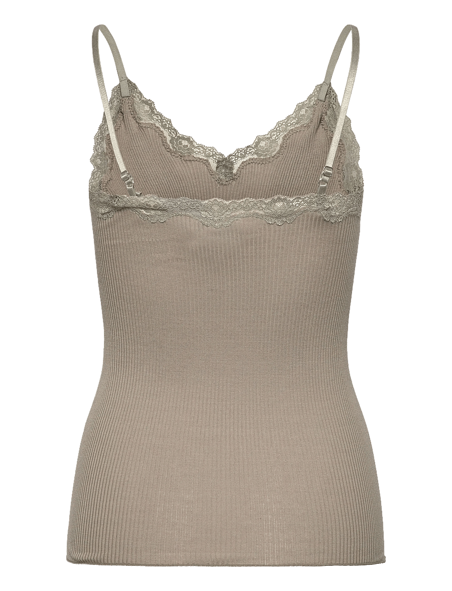 Rosemunde - RWBeatha SL Regular Singlet Top - Ärmellose tops - dried sage - 2