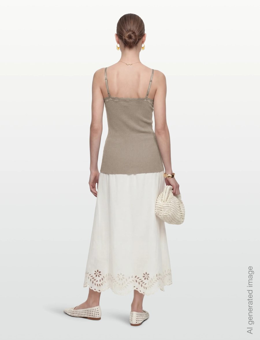 Rosemunde - RWBeatha SL Regular Singlet Top - Ärmellose tops - dried sage - 4
