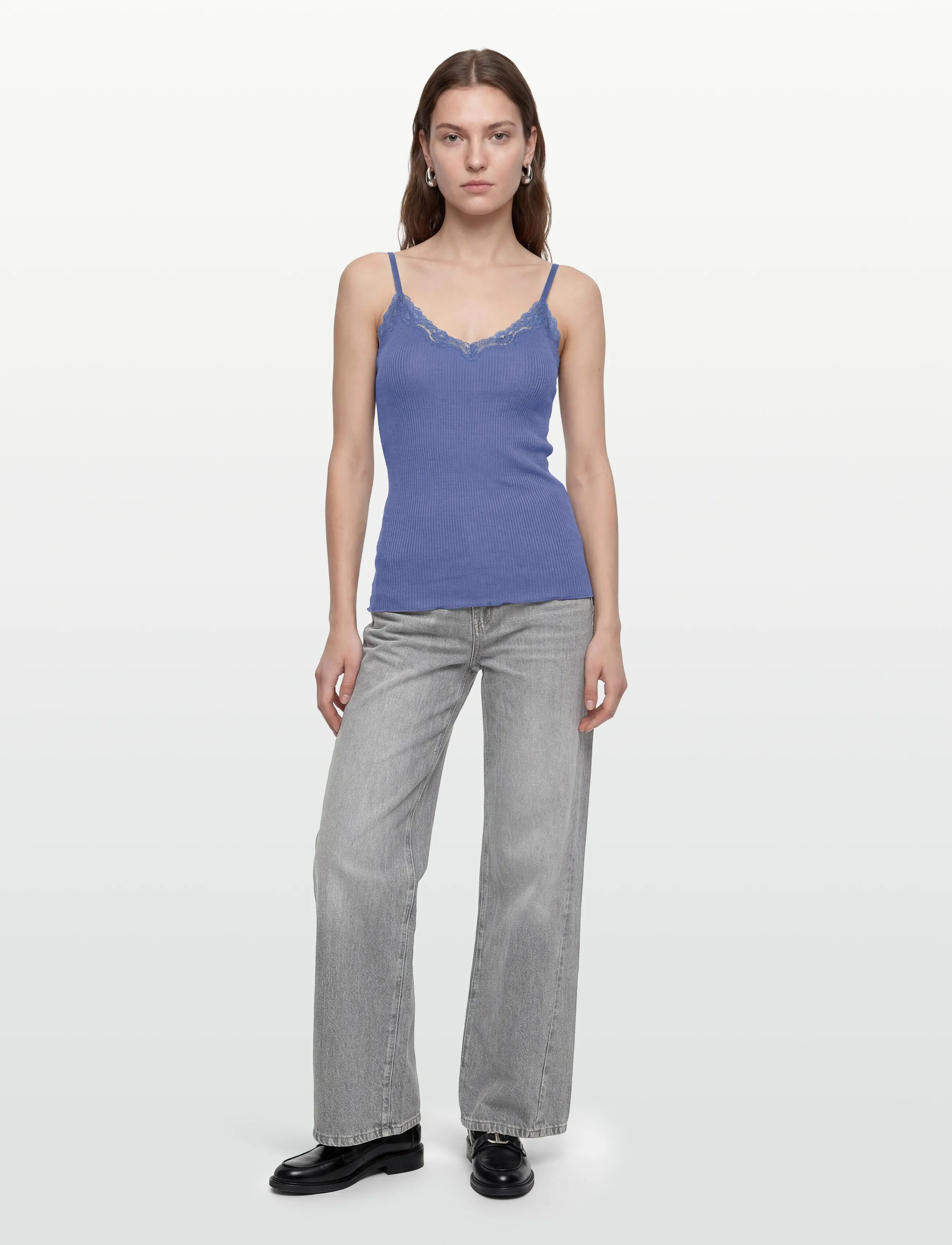 Rosemunde RWBeatha SL Regular Singlet Top - T-Shirts & Tops - DUTCH BLUE / blue
