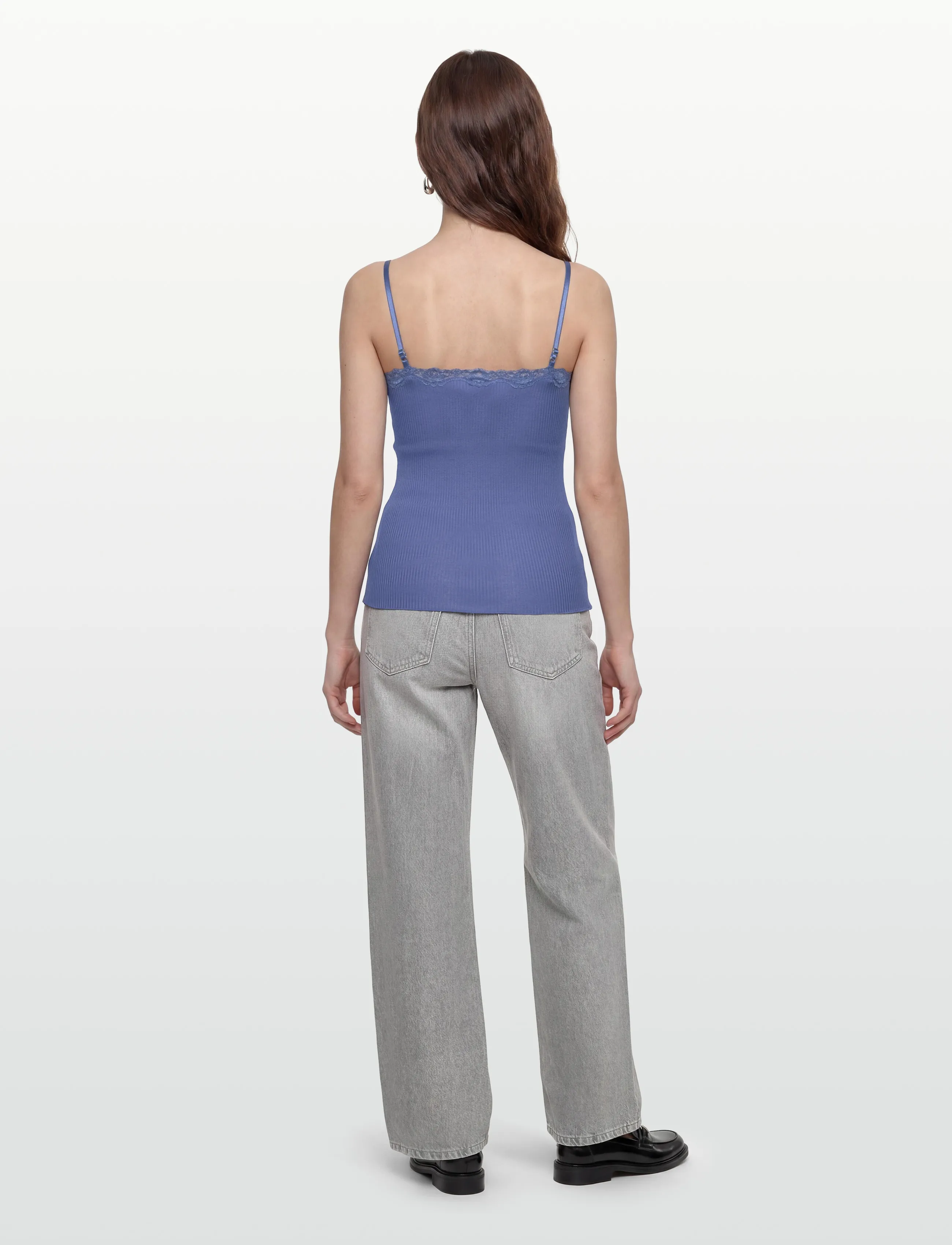 Rosemunde - RWBeatha SL Regular Singlet Top - tanktops - dutch blue - 4