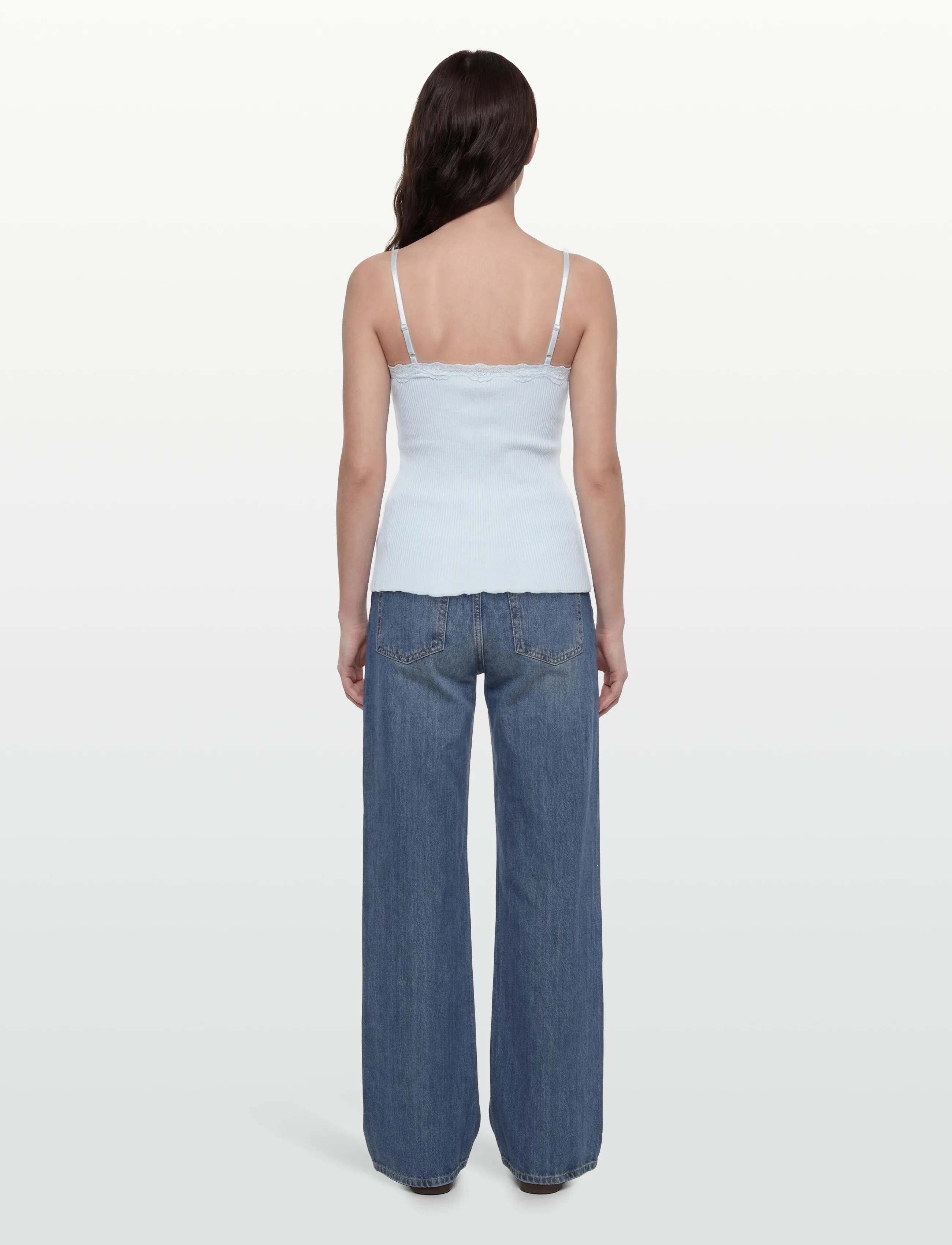 Rosemunde - RWBeatha SL Regular Singlet Top - Ärmellose tops - nantucket blue - 4