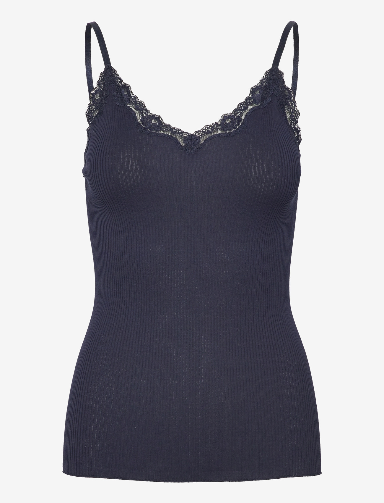 Rosemunde - RWBeatha SL Regular Singlet Top - tanktops - navy - 1