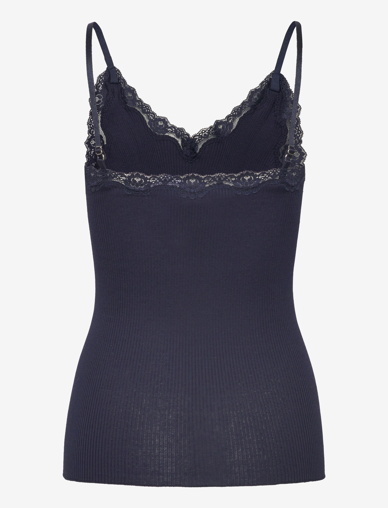 Rosemunde - RWBeatha SL Regular Singlet Top - tanktops - navy - 2