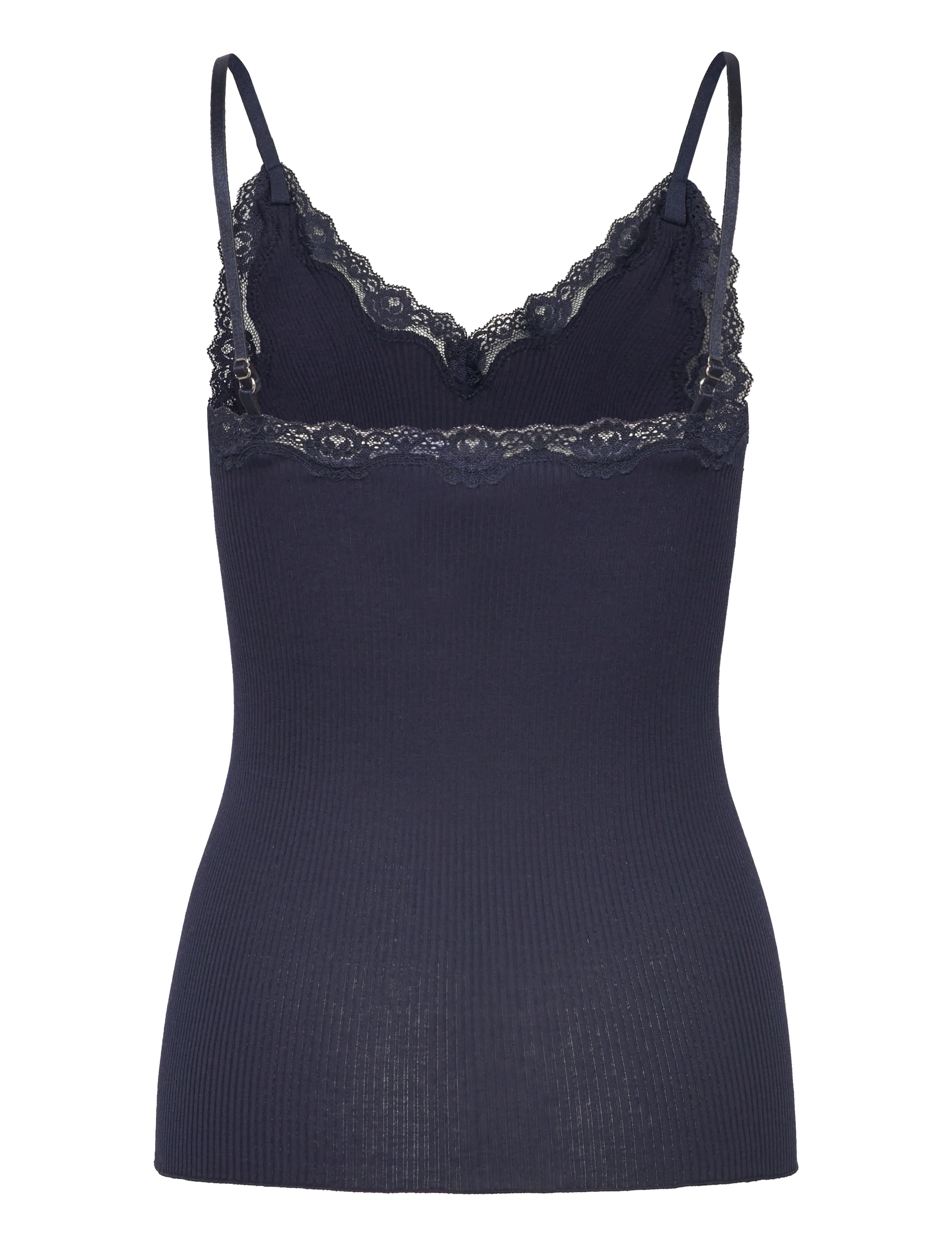 Rosemunde - RWBeatha SL Regular Singlet Top - sleeveless tops - navy - 2