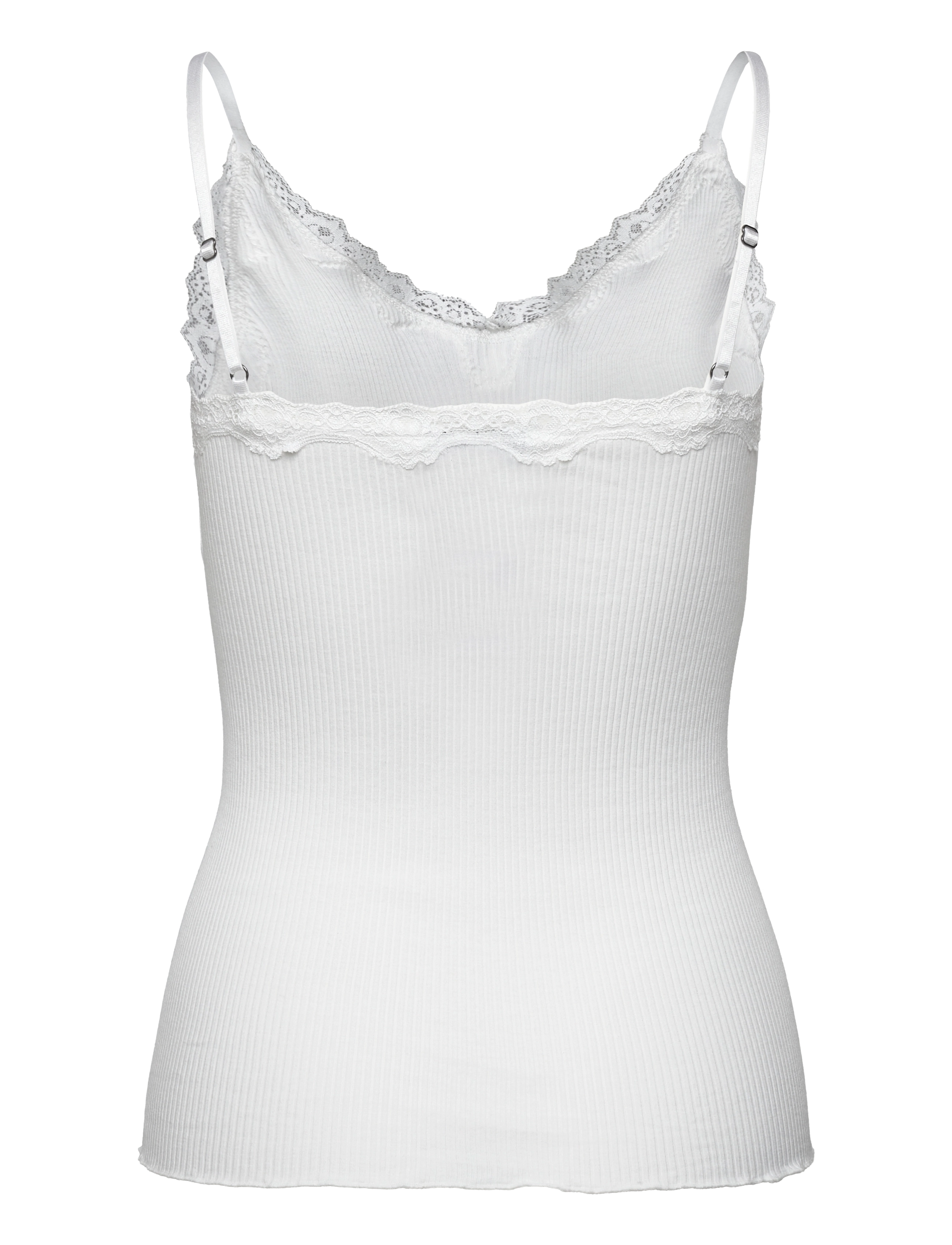 Rosemunde - RWBeatha SL Regular Singlet Top - Ärmellose tops - new white - 2