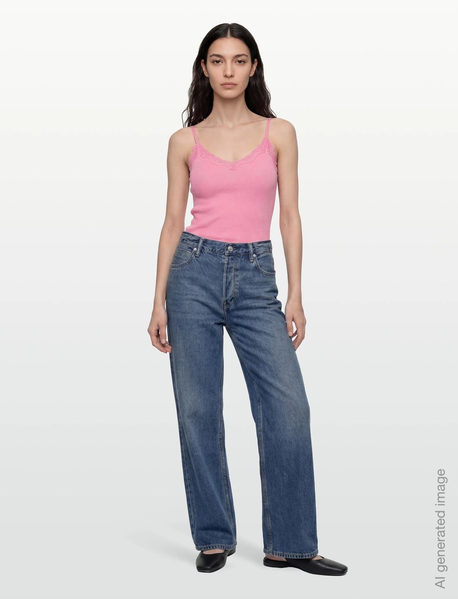 Rosemunde - RWBeatha SL Regular Singlet Top - tanktops - sea pink - 0