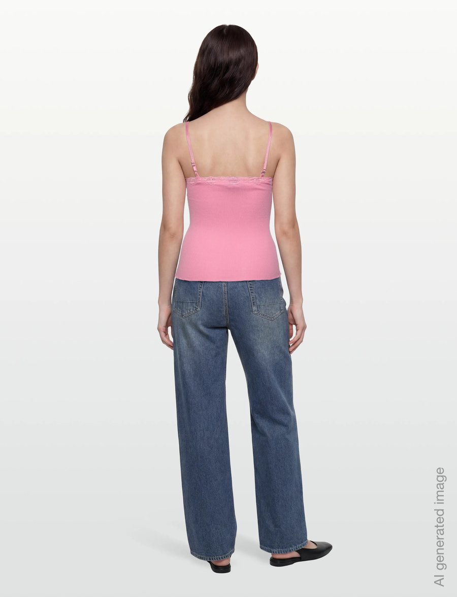 Rosemunde - RWBeatha SL Regular Singlet Top - tanktops - sea pink - 4