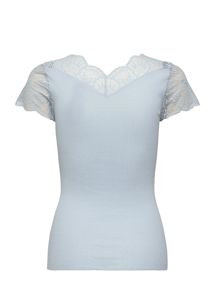 Rosemunde - RWBeatha Silk Capsleeve T-shirt - t-shirty - nantucket blue - 2