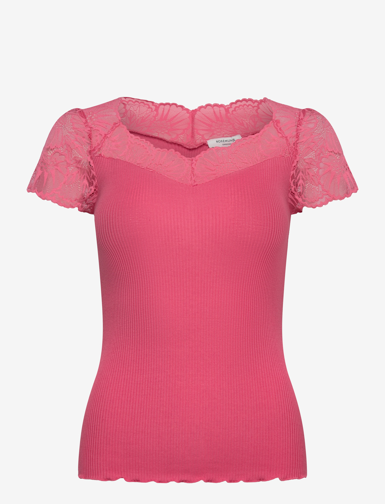 Rosemunde - RWBeatha Silk Capsleeve T-shirt - t-shirts - rapture rose - 1