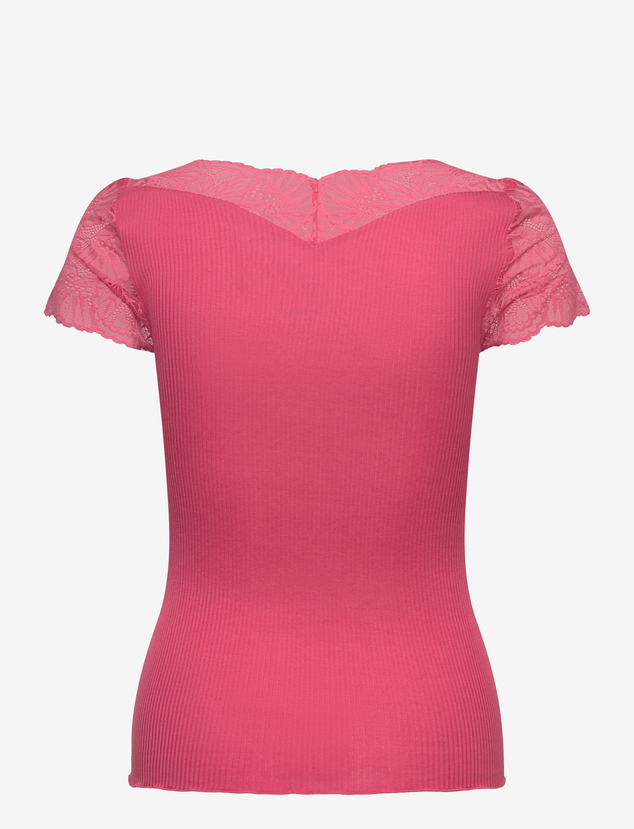 Rosemunde - RWBeatha Silk Capsleeve T-shirt - t-shirts - rapture rose - 2