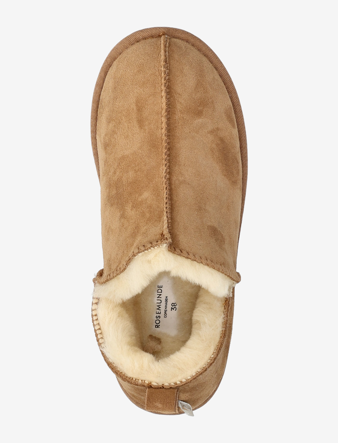 Rosemunde - RHBrisbane Shearling Boot Slippers - hverdags stil - almond - 4
