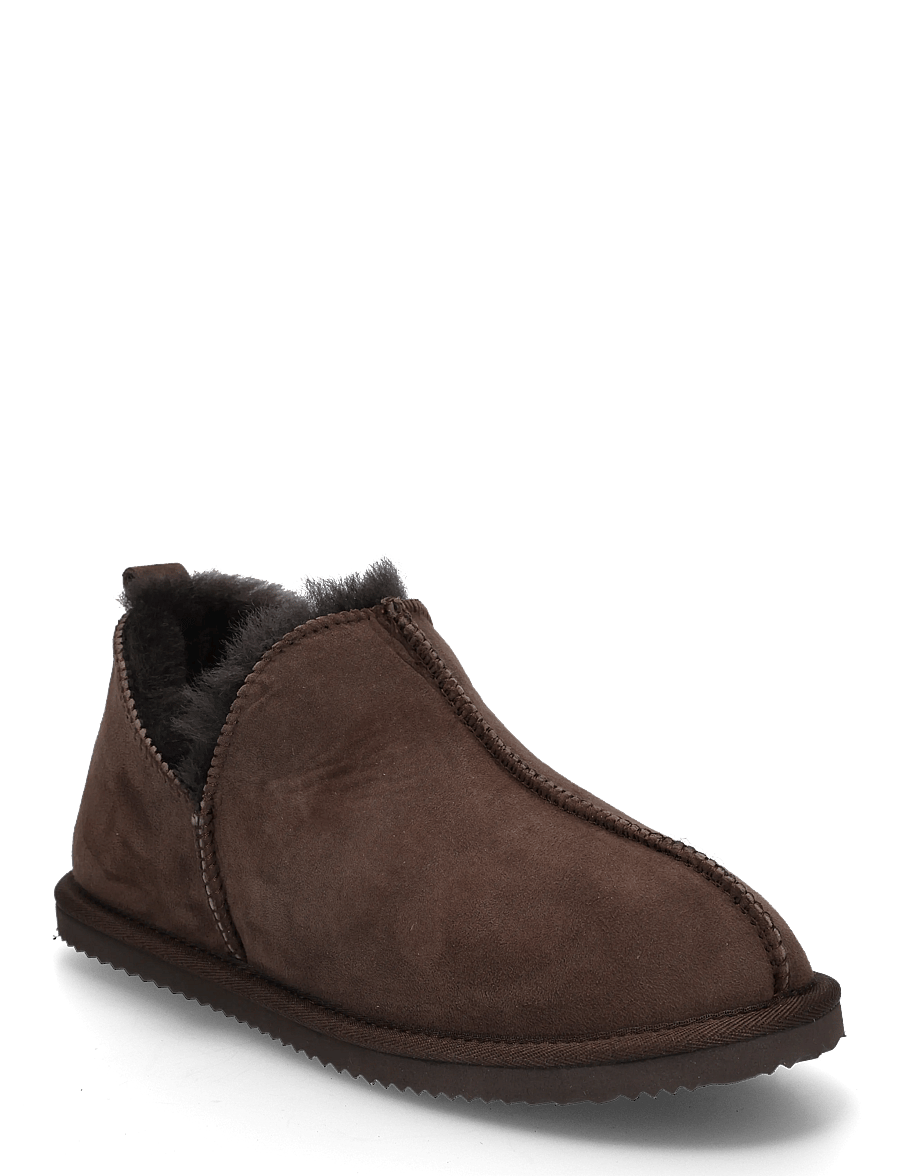 Rosemunde - RHBrisbane Shearling Boot Slippers - hverdags stil - coffee brown - 0