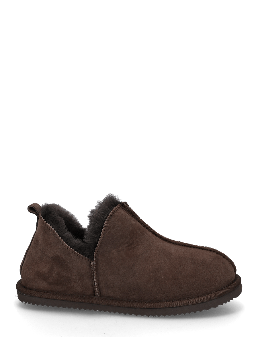 Rosemunde - RHBrisbane Shearling Boot Slippers - hverdags stil - coffee brown - 2