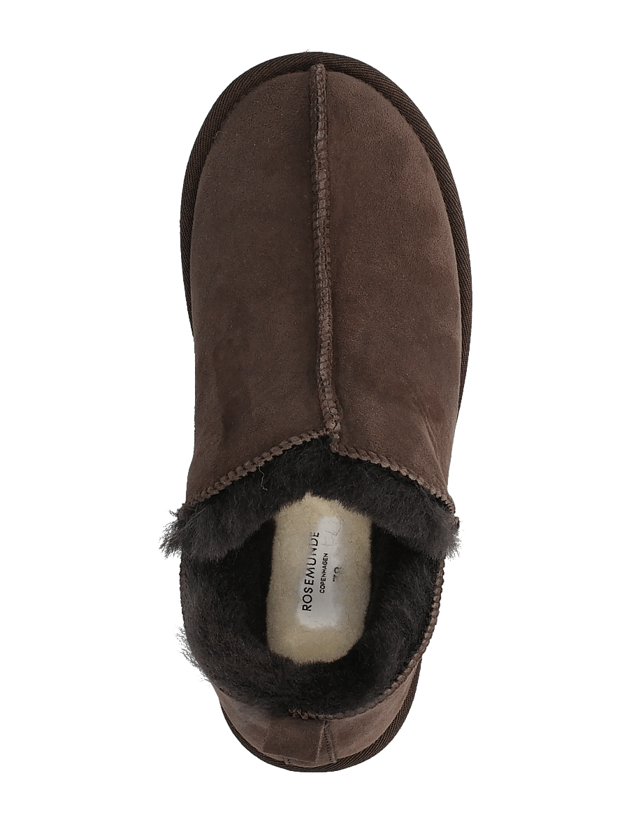 Rosemunde - RHBrisbane Shearling Boot Slippers - hverdags stil - coffee brown - 3