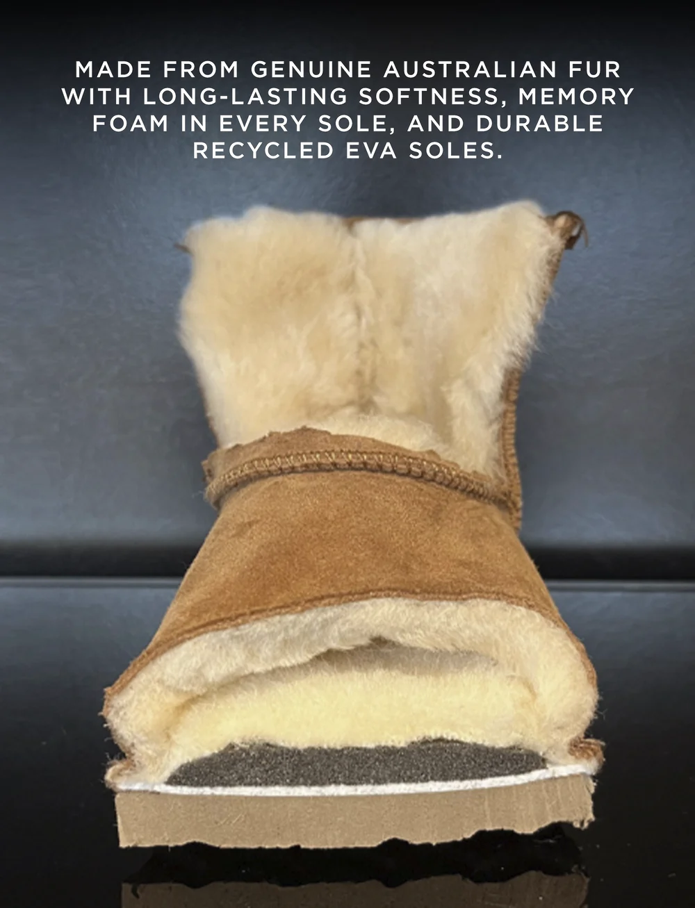 Rosemunde - RHBrisbane Shearling band slippers - igapäevane stiil - almond - 0