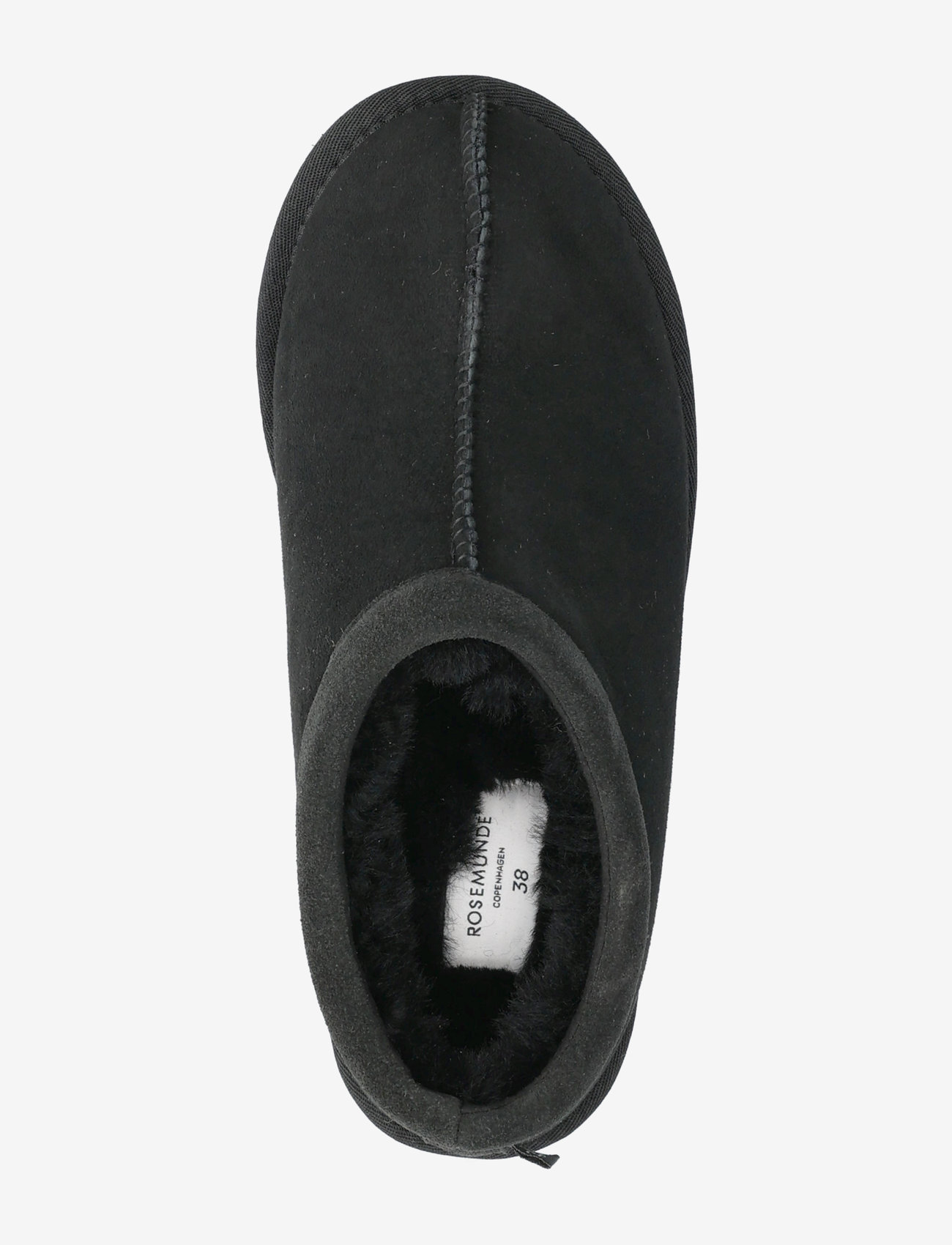 Rosemunde - RHBrisbane Shearling band slippers - vardagsstil - black - 3