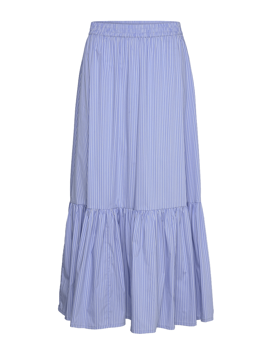 Rosemunde - RWIris Stripe Long Skirt - blue stripe - 0