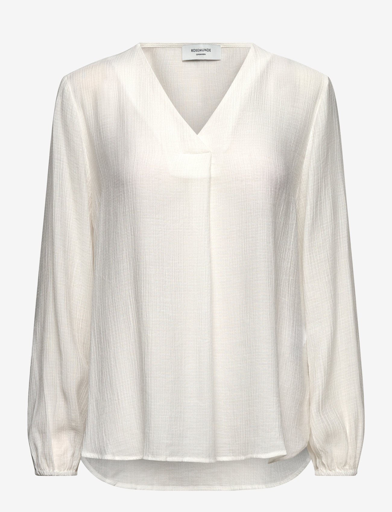 Rosemunde - RWRoa LS Long Blouse - langärmlige blusen - cloud dancer - 0