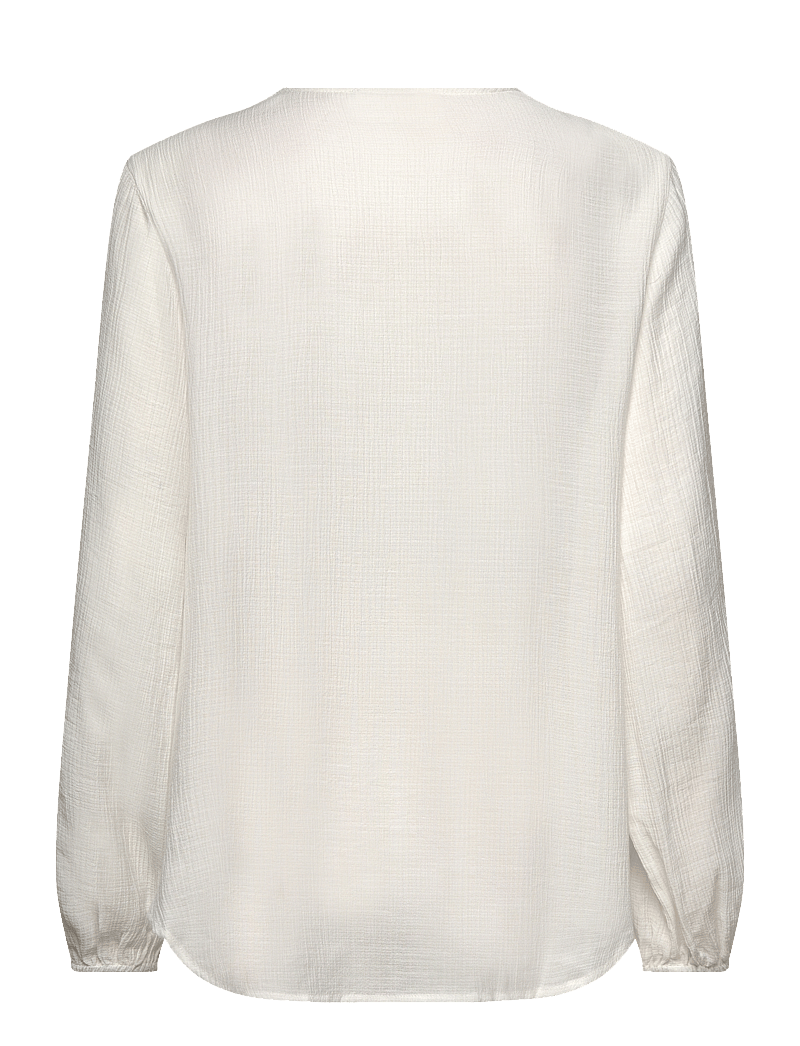 Rosemunde - RWRoa LS Long Blouse - langärmlige blusen - cloud dancer - 1