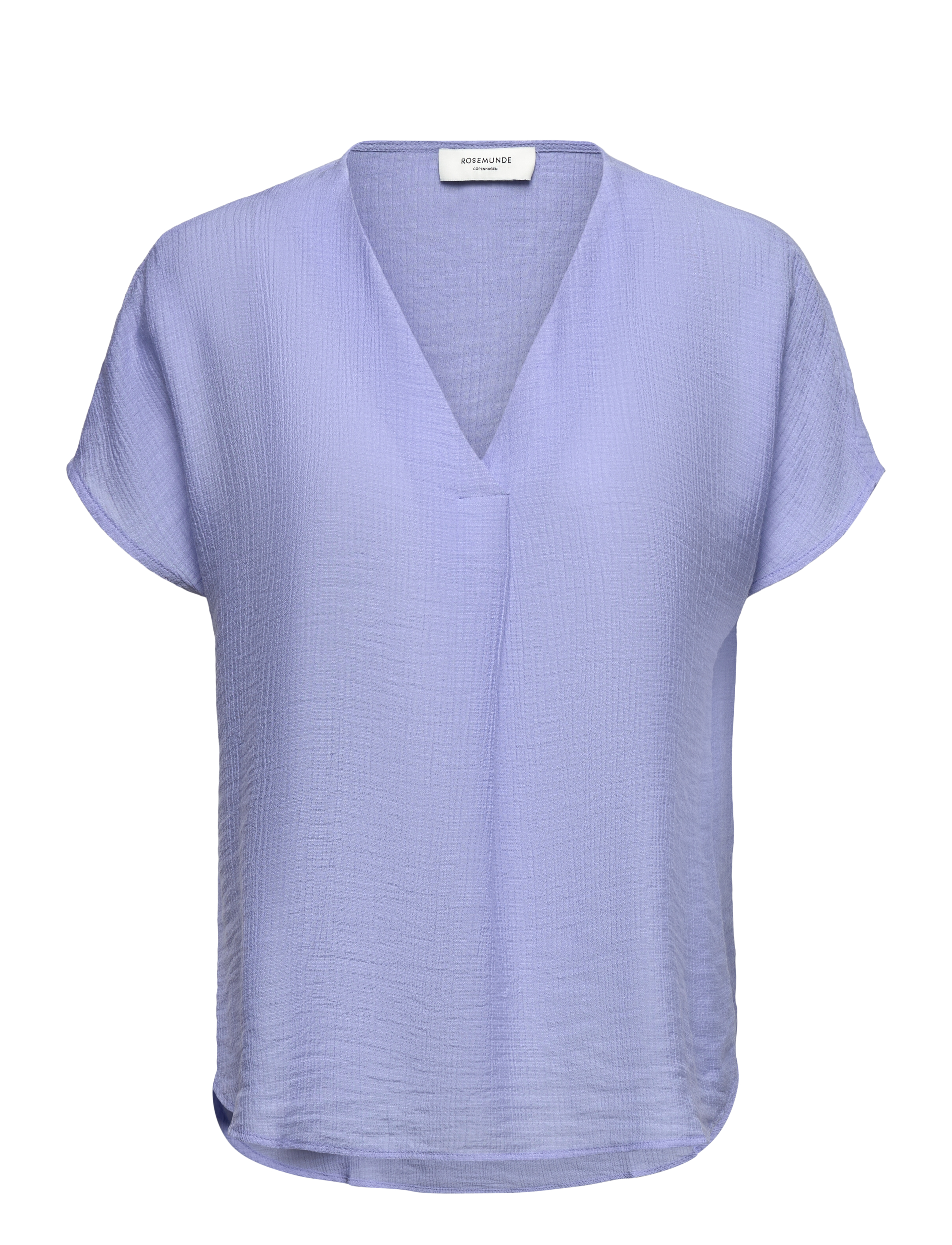 Rosemunde Rwroa Sl Regular Blouse, 38, Purple, Bluser > Kortærmede, Dame