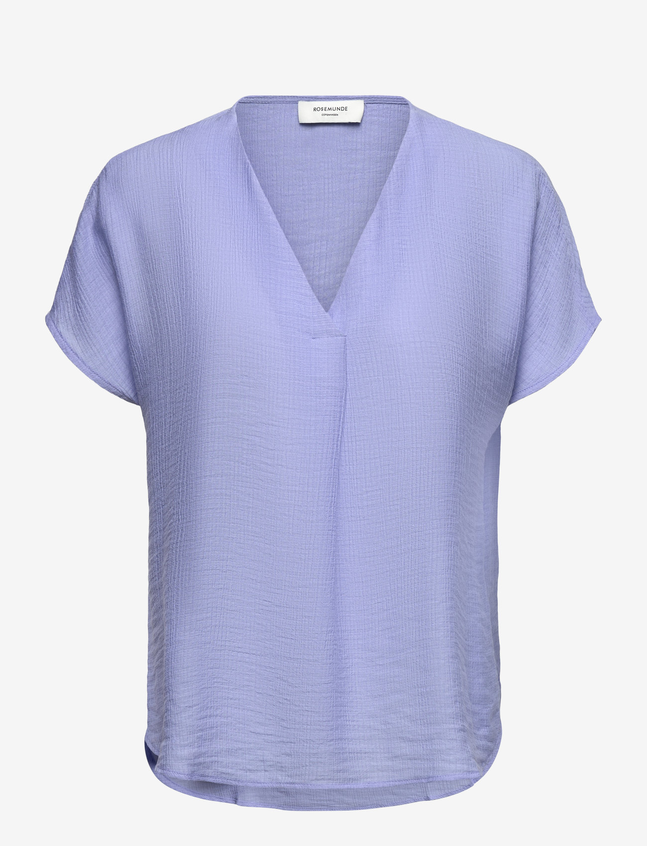 Rosemunde - RWRoa SL Regular Top - kortærmede bluser - blue heaven - 0