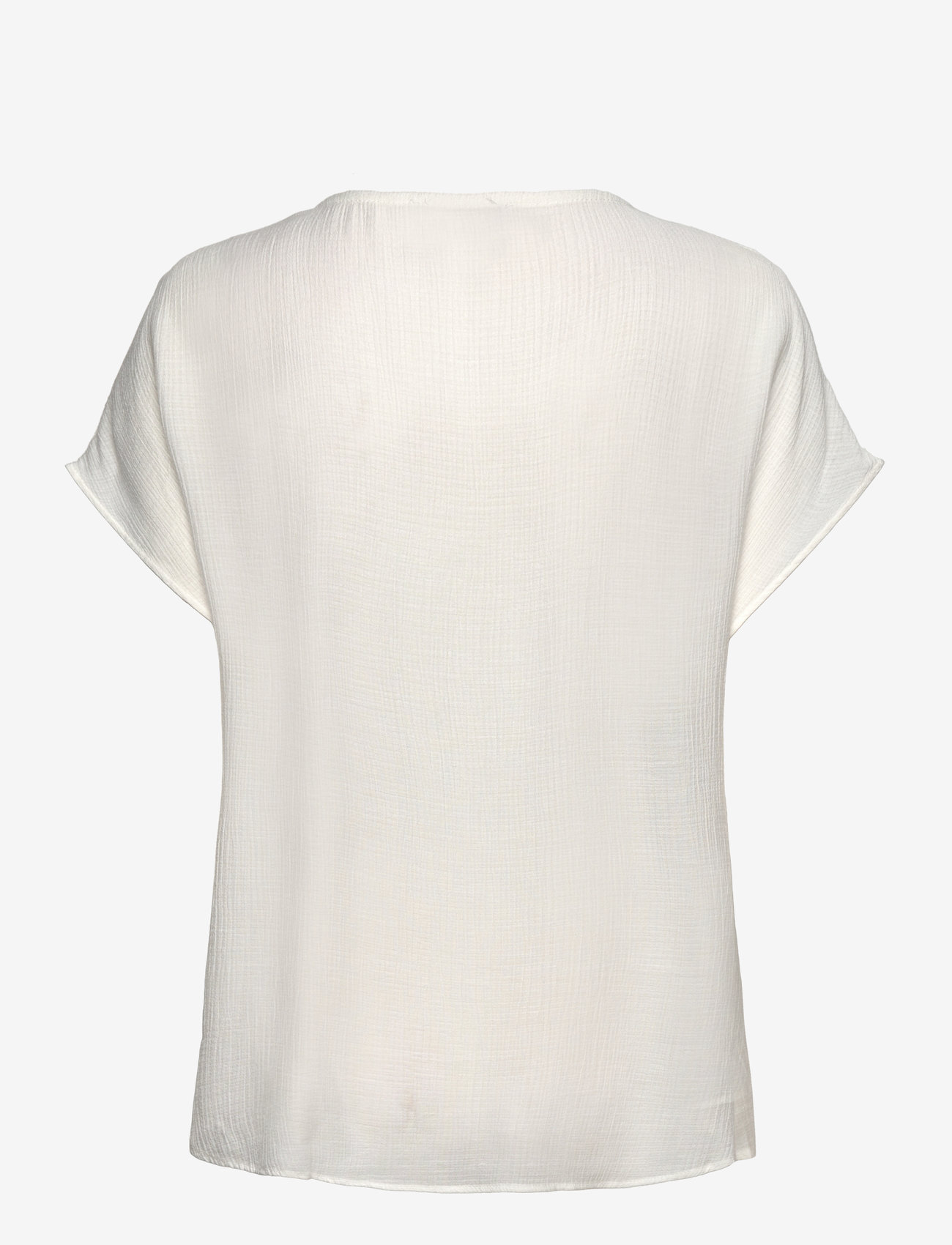 Rosemunde - RWRoa SL Regular Top - lühikeste varrukatega pluusid - cloud dancer - 1