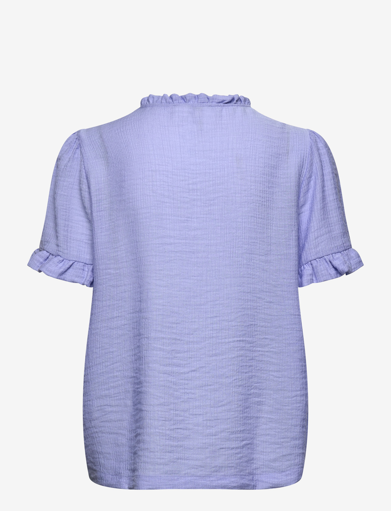 Rosemunde - RWRoa SS Regular Blouse - kortærmede bluser - blue heaven - 1