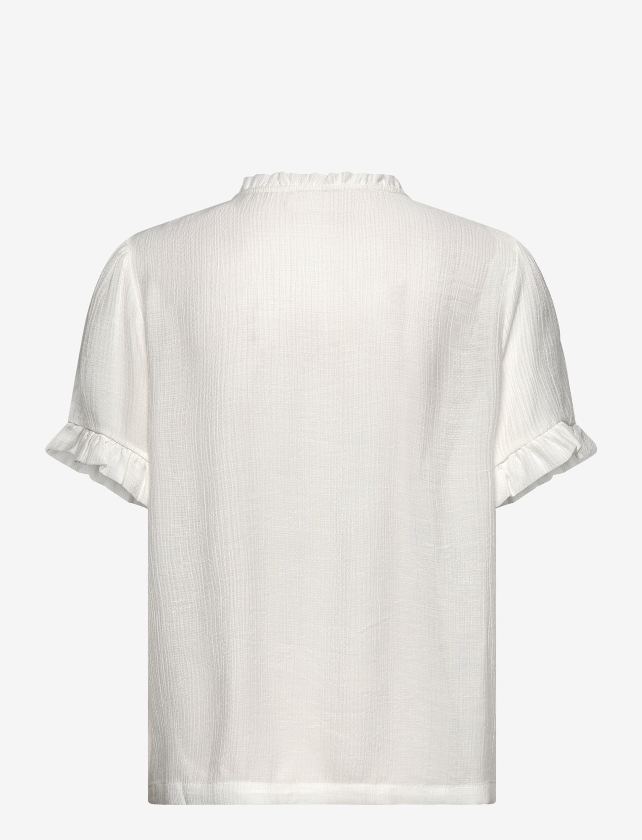 Rosemunde - RWRoa SS Regular Blouse - kortermede bluser - cloud dancer - 1