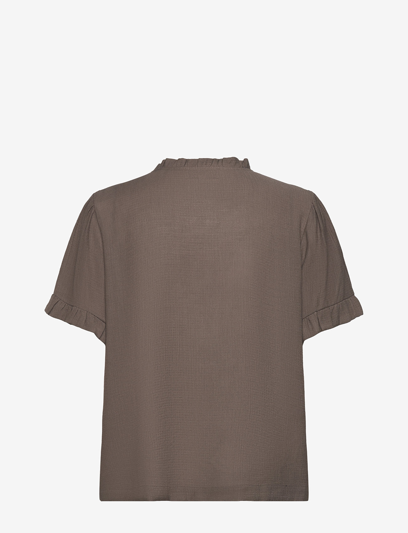 Rosemunde - RWRoa SS Regular Blouse - kurzämlige blusen - falcon - 1