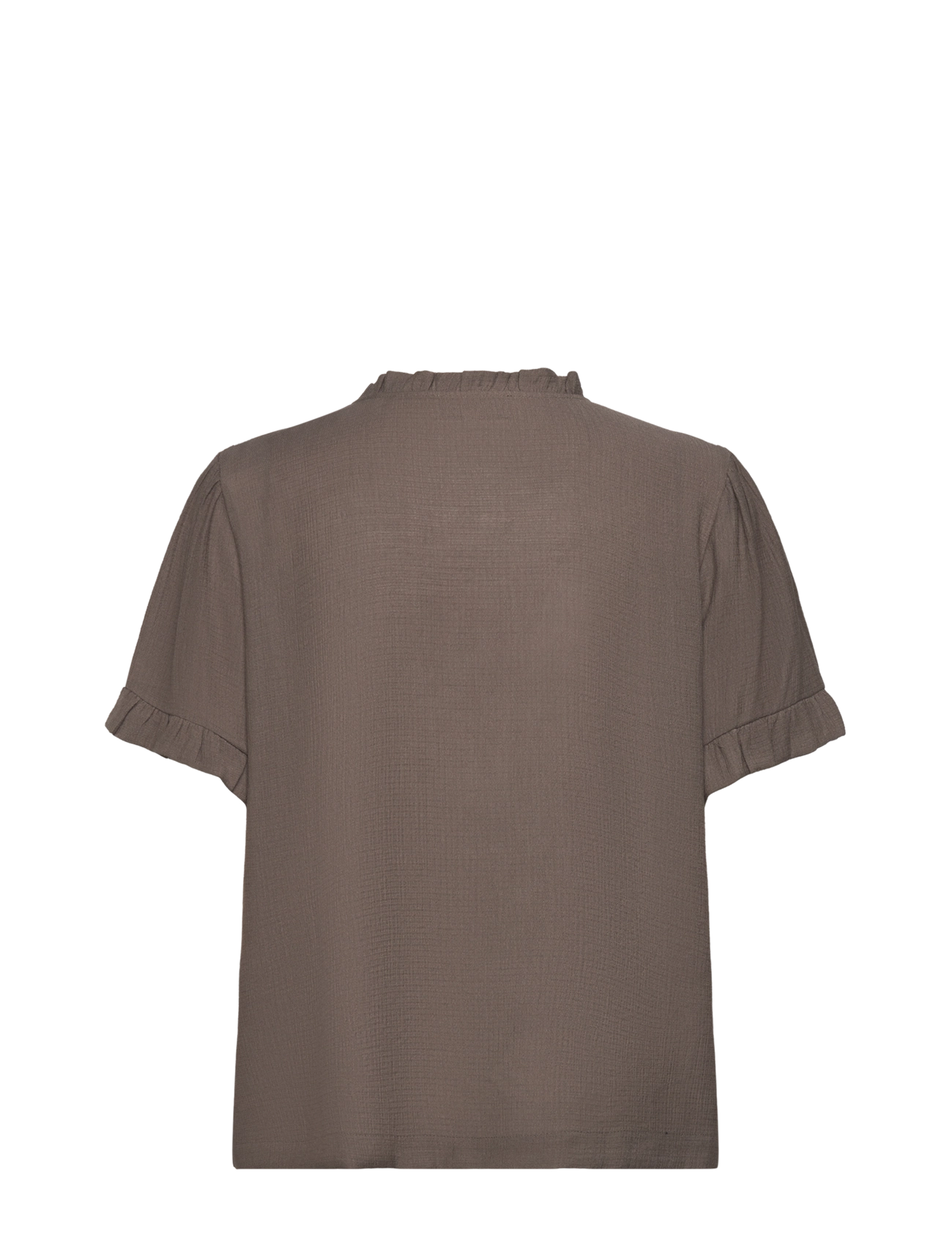 Rosemunde - RWRoa SS Regular Blouse - kortærmede bluser - falcon - 2