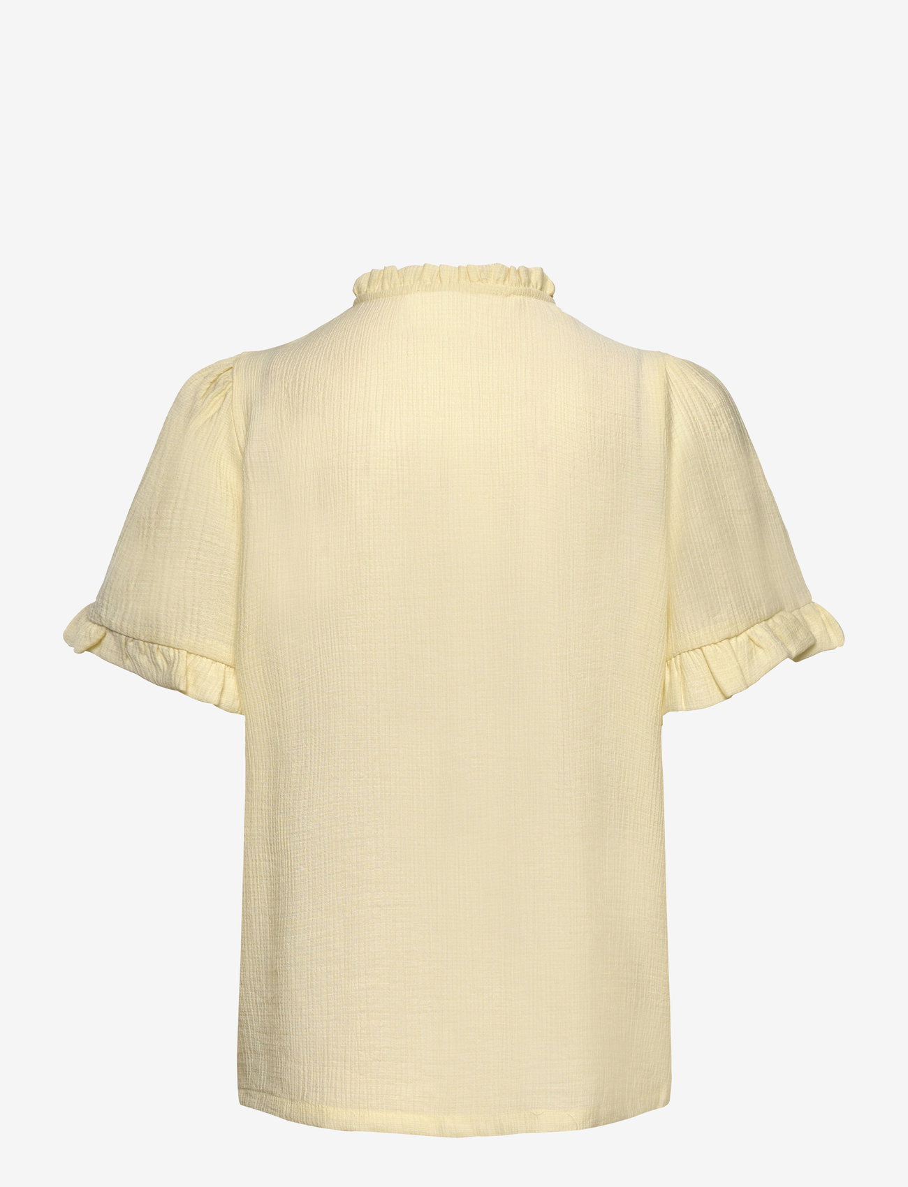 Rosemunde - RWRoa SS Regular Blouse - short-sleeved blouses - pastel yellow - 1
