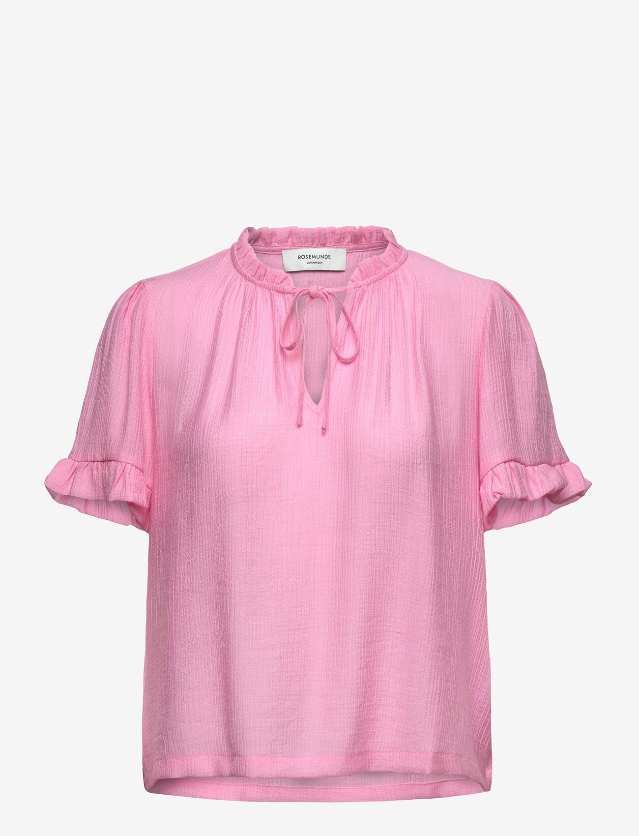 Rosemunde - RWRoa SS Regular Blouse - short-sleeved blouses - prism pink - 0
