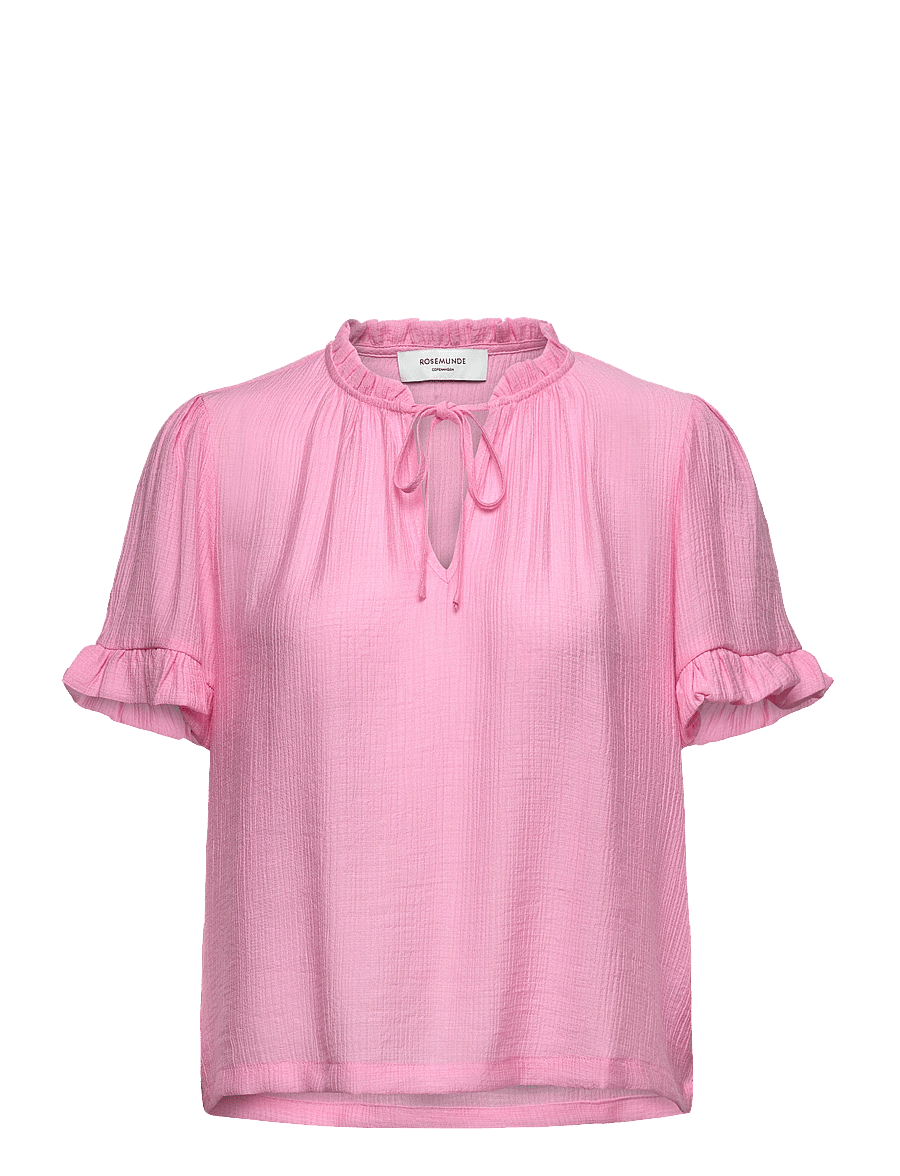 Rosemunde - RWRoa SS Regular Blouse - blouses met korte mouwen - prism pink - 0