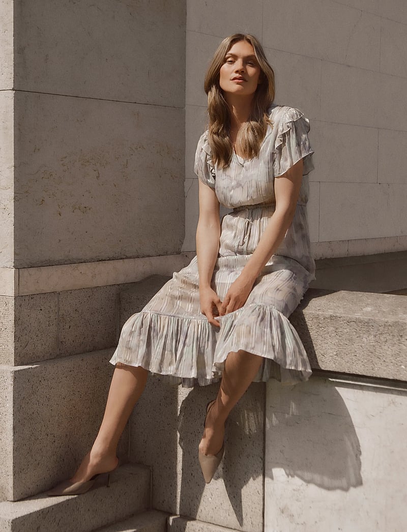 Rosemunde - RWGloria SS Midi Dress - cocktail dresses - blurred flower print - 0