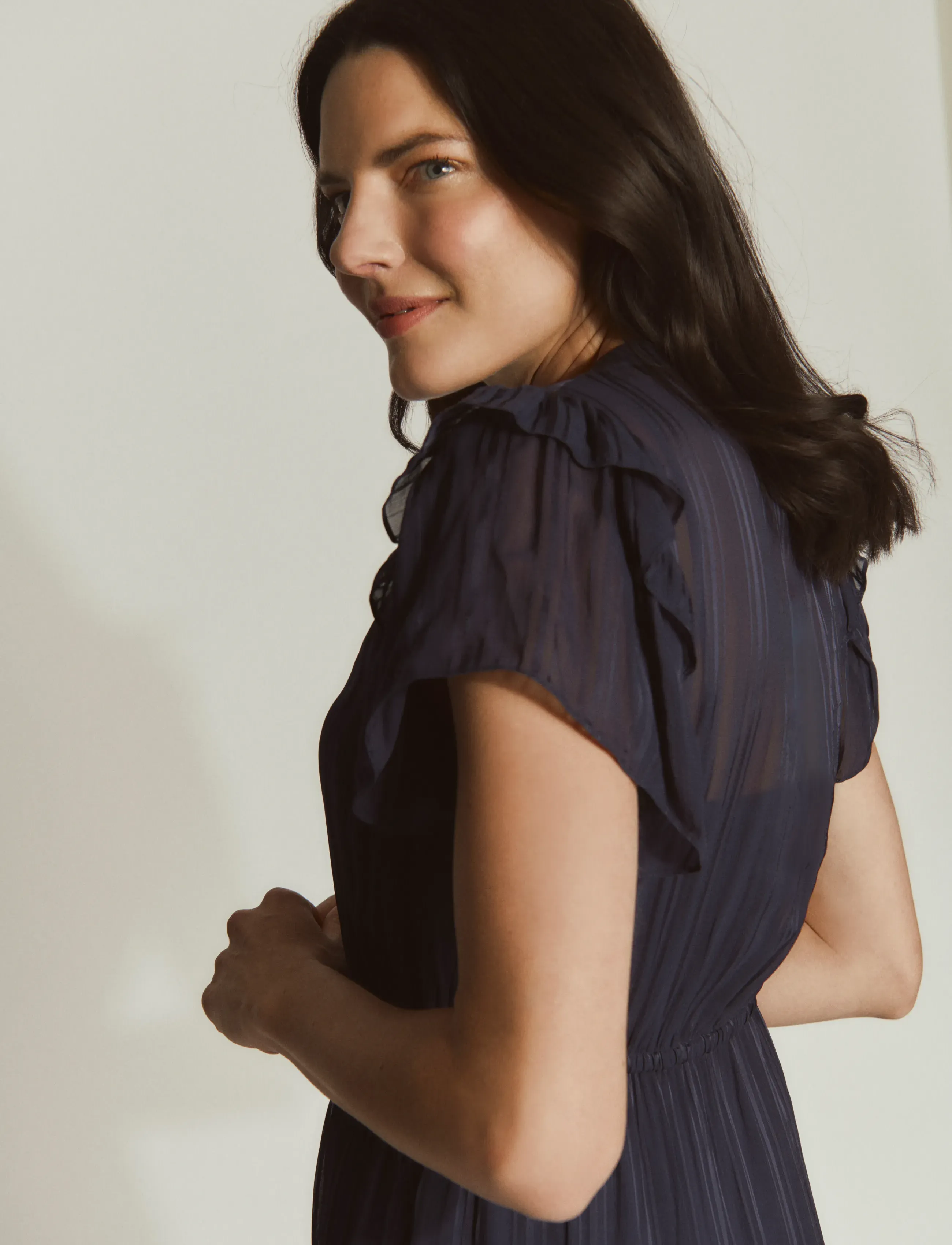 Rosemunde - RWGloria SS Midi Dress - cocktailkjoler - navy - 3