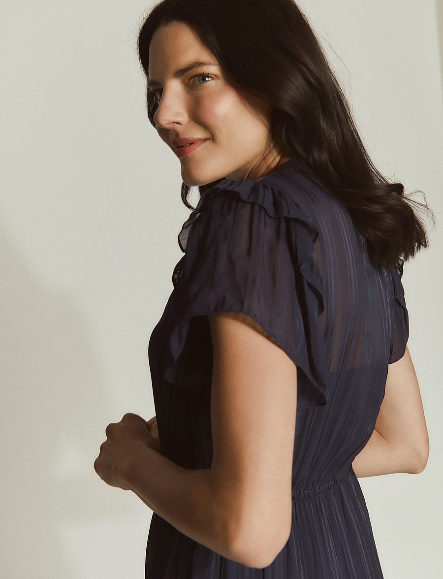 Rosemunde - RWGloria SS Midi Dress - cocktailkjoler - navy - 3