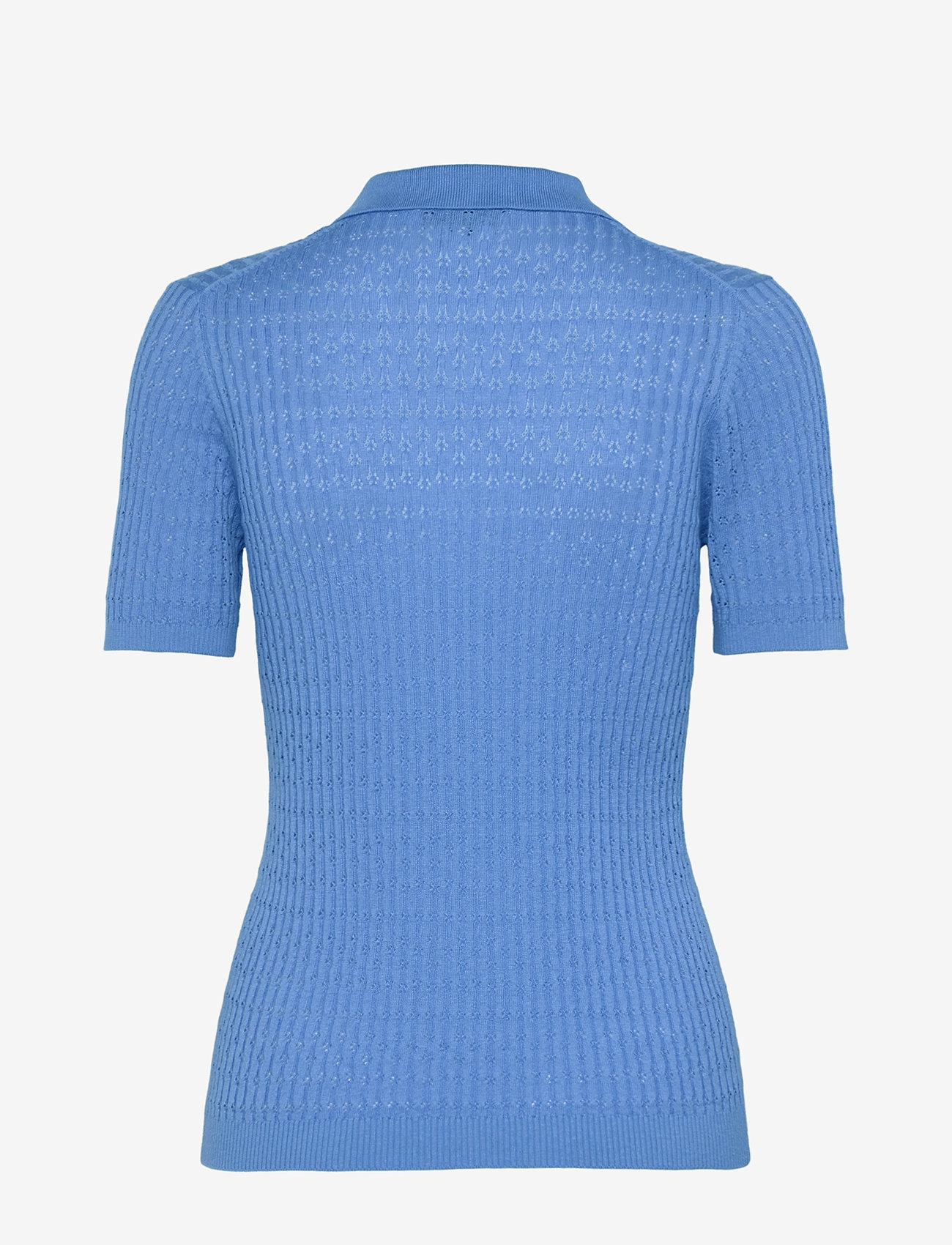 Rosemunde - RWSamira SS Knit Pullover - striktrøjer - blue heaven - 2