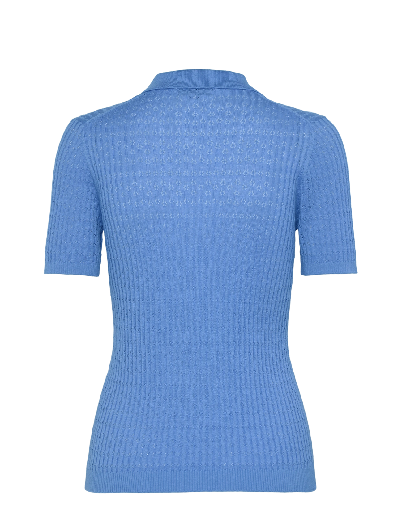 Rosemunde - RWSamira SS Knit Pullover - trøjer - blue heaven - 2